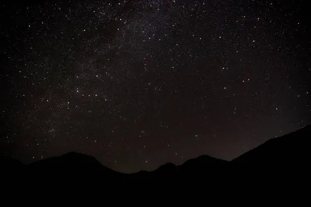 Cassiopeia and Andromeda in Senjogahara.Senjogahara in Nikko is the best place to see the stars.