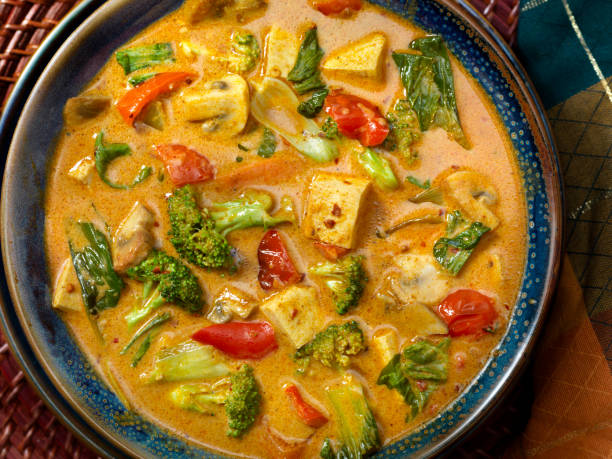 istock Creamy Tofu Curry Soup with Vegetables 1226237856