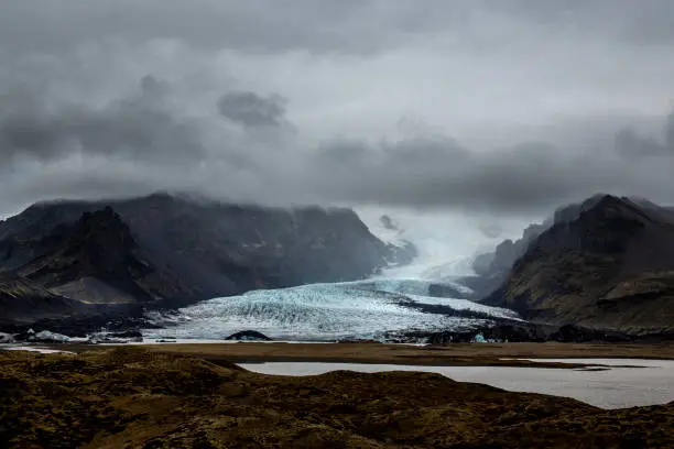 Photo of Sólheimajökull glacier in Iceland