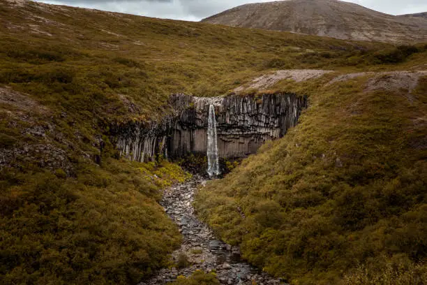 Photo of Svartifoss, waterfall in Iceland