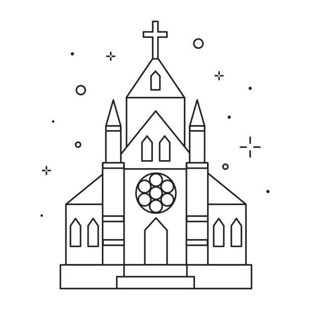 Christian Chapel Or Church Icon In Line Stock Illustration - Download Image Now - Church, Editable Stroke, Basilica - iStock Christian Chapel Or Church Icon In Line Stock Illustration - Download Image Now - Church, Editable Stroke, Basilica - iStock