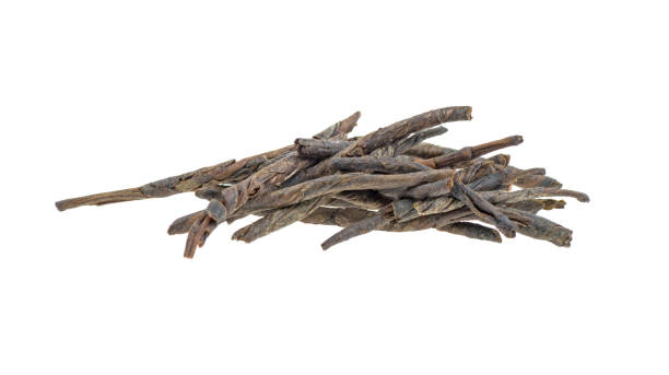istock fermented green tea on a white background, isolated. 1226260183