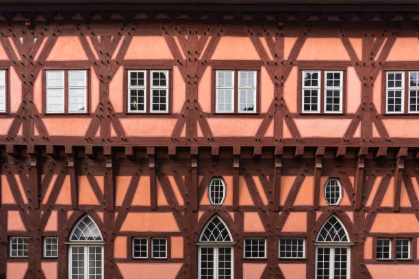Frankfurt Romerberg square Old city historic center in Germany