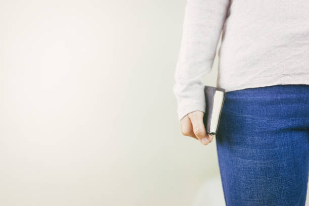 istock Hand holding the holy bible.devotion concept. 1226261373