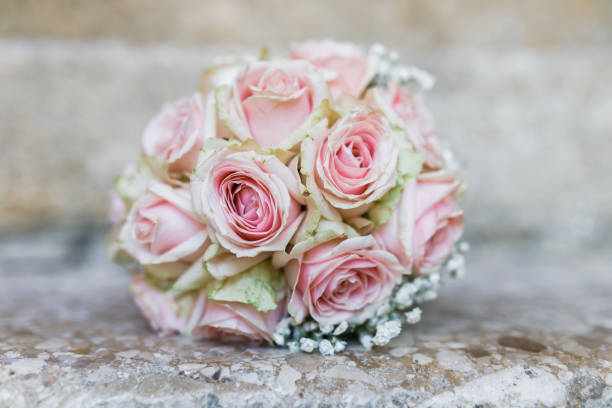 istock Bride hold the bouquet, closeup 1226265492