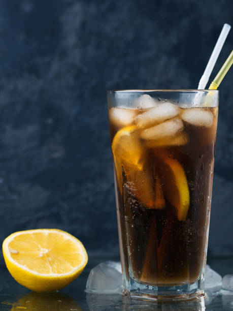 istock Classic long island iced tea, cocktails with strong drinks . Vodka,gin, rum, tequila and lemon juice with Cola and ice 1226265701