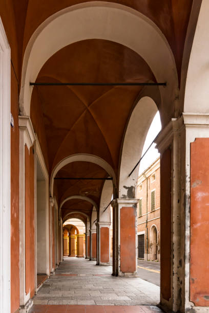istock orange Arcades (portici) in Bagnacavallo, Italy 1226268288