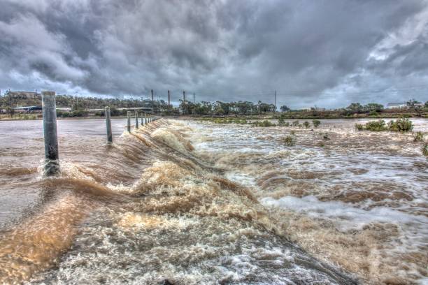 River torrent River torrent and flood queensland floods stock pictures, royalty-free photos & images