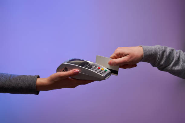 istock Payment by credit card via pin pad. 1226274048