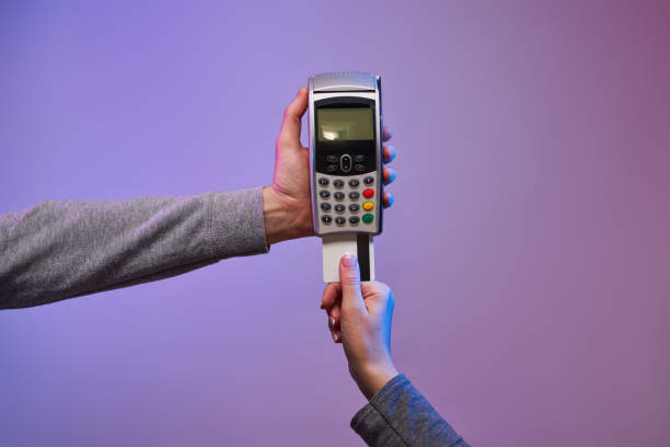 istock Payment by credit card via pin pad. 1226275297