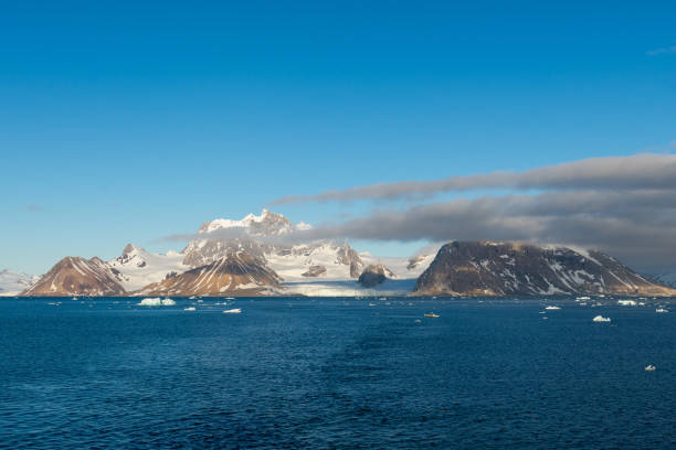 istock Arctic landscape with sea and mountains in Svalbard, Norway 1226276904
