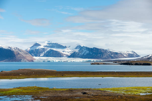 istock Arctic landscape with sea and mountains in Svalbard, Norway 1226277854