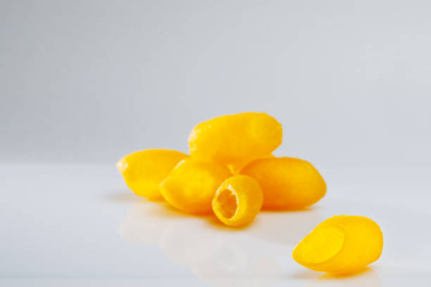 istock yellow cocoon for face cleaning isolated 1226286037