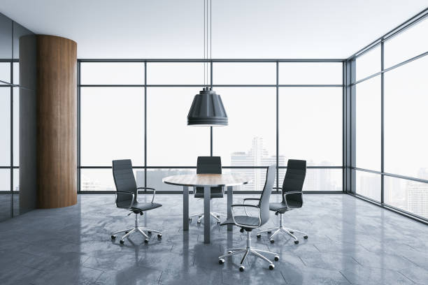 istock Contemporary meeting room interior 1226290842