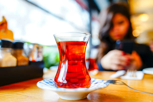 istock woman having breakfast, tea and breakfast 1226298185