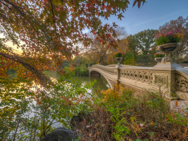 istock Bow bridge in late autumn 1226301549