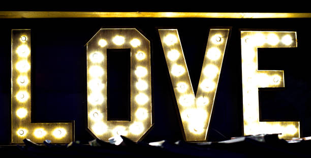 istock Love Sign with black background 1226305056