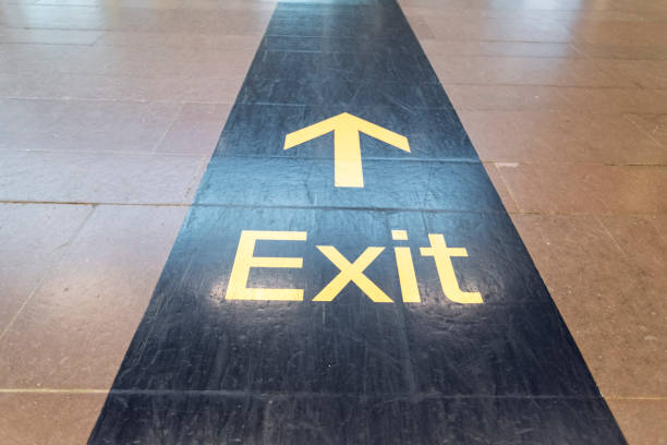 exit track in Arlanda airport Stockholm in Sweden, Stockholm County, Upplands Väsby