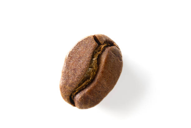 istock Coffee Beans Macro. coffee bean closeup isolated on white background. 1226306004