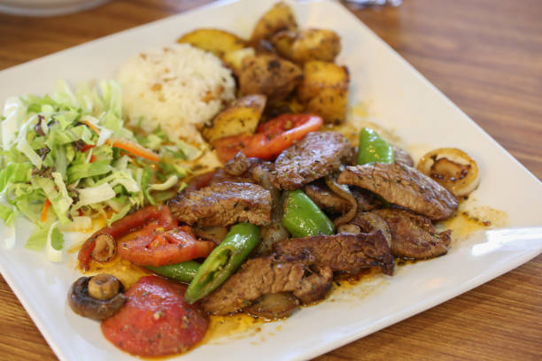 istock beef steak with vegetables and salad 1226310505