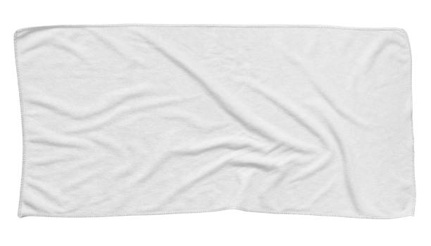 istock White beach towel isolated white background 1226317930