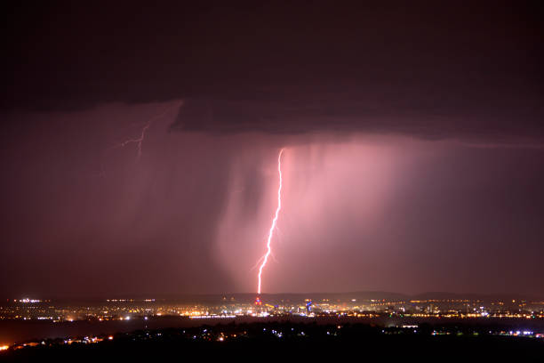 istock Lightning Strike Over Spinnaker Tower, Portsmouth 1226329446