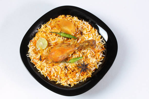 Indian Traditional Bombay Biryani, Chicken Biryani is a Special Pakistani Food. Indian Traditional Bombay Biryani, Chicken Biryani is a Special Pakistani Food. Famous Ramadan Meal. hyderabad pakistan stock pictures, royalty-free photos & images