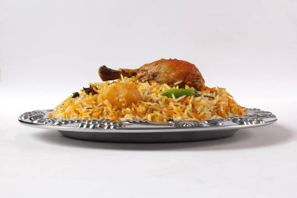 Indian Traditional Bombay Biryani, Chicken Biryani is a Special Pakistani Food. Indian Traditional Bombay Biryani, Chicken Biryani is a Special Pakistani Food. Famous Ramadan Meal. hyderabad pakistan stock pictures, royalty-free photos & images
