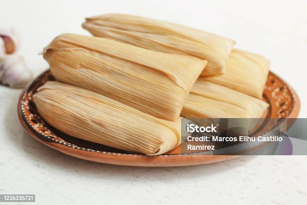 Tamales Mexicanos Mexican Tamale Spicy Food In Mexico Stock Photo - Download Image Now