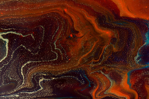 istock Marble brown and gold dark texture. 1226340402