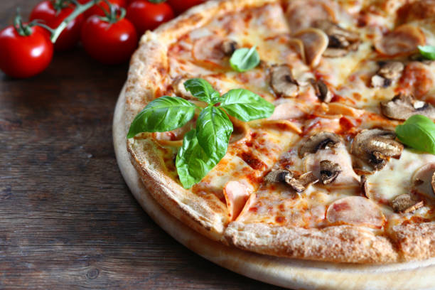istock homemade pizza with ham 1226342339