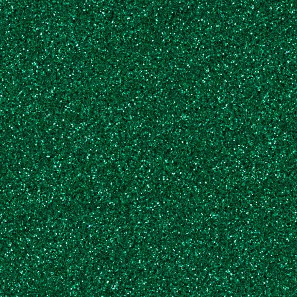 istock Shiny dark green glitter, sparkle confetti texture. Christmas abstract background, seamless pattern. 1226346631
