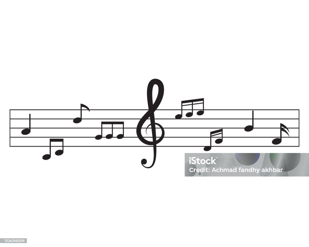 Music Note Vector Image Stock Illustration - Download Image Now - Art ...