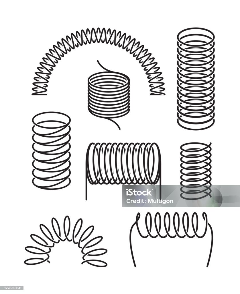 Compression Spring Manufacturing Drawing Compressed Metal Spring