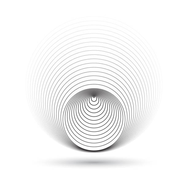 set of circles like optical illusion set of circles like optical illusion moving optical illusions stock illustrations