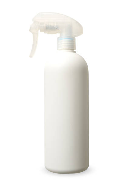 istock Isolated shot of white plastic spray bottle on white background 1226354305