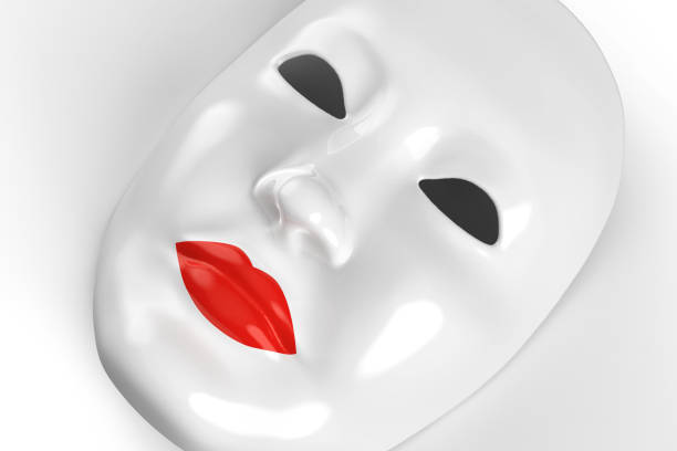 3d rendering mask stock photo