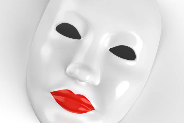 3d rendering mask stock photo