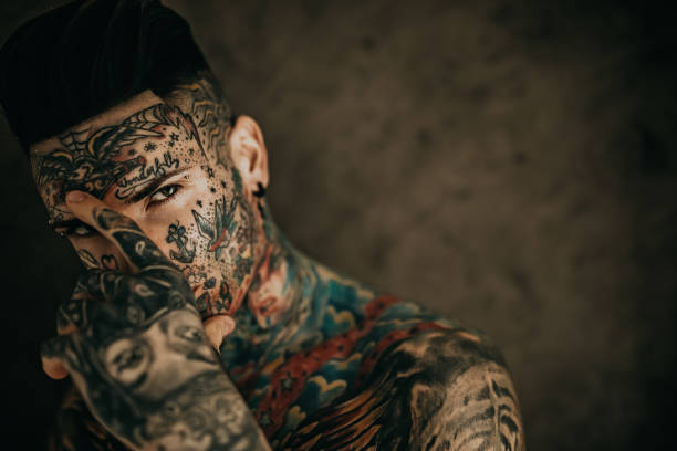 istock Portrait of young tattooed man 1226359627