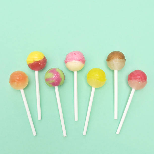 istock Abstract Colorful Lollipop Candy On Stick 1226359700