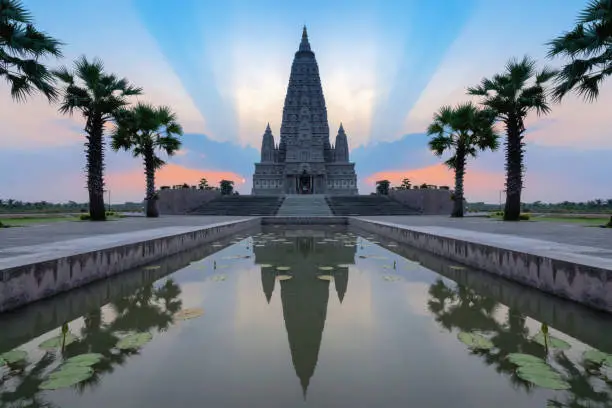 Bodh Gaya Pagoda in the temple resembles Bodh Gaya in India.