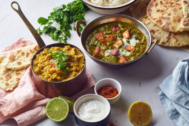 istock Indian cuisine dinner: tandoori chicken, biryani 1226369790
