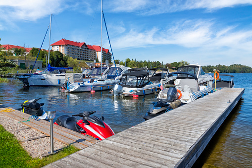 Holidays in Poland - Marina in Mikolajki, small tourist resort in Masuria, land of a thousand lakes
