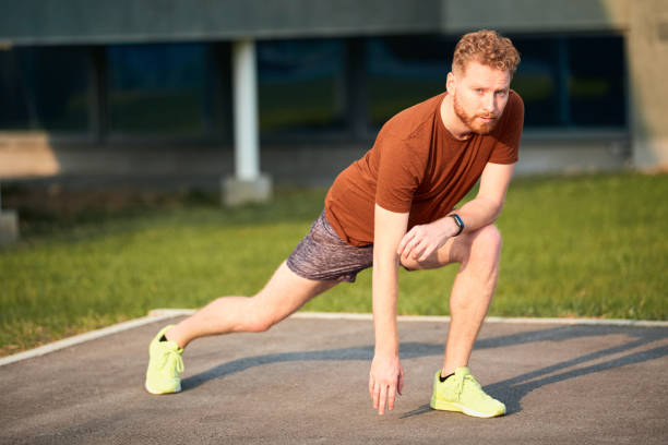 istock Modern young man working out in an urban park. 1226374319