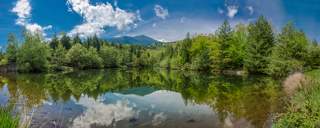 Pelister, Bitola, Macedonia - Reflection scene – Lake and Mountain