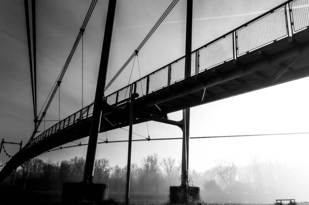 footbridge for cyclists on a labi between Karany and Tousen