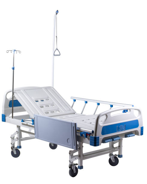 istock Modern mobile medical bed isolated on white 1226385777