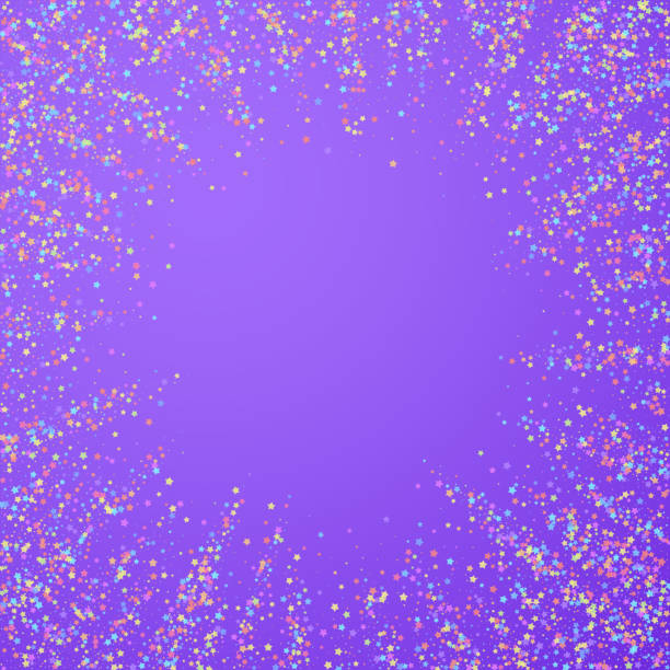 istock Festive confetti. Celebration stars. Colorful star 1226385946