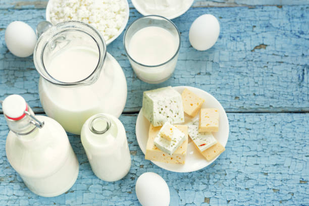 istock Set of different milk products 1226387696
