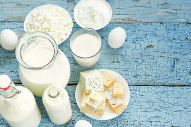 istock Set of different milk products 1226387711